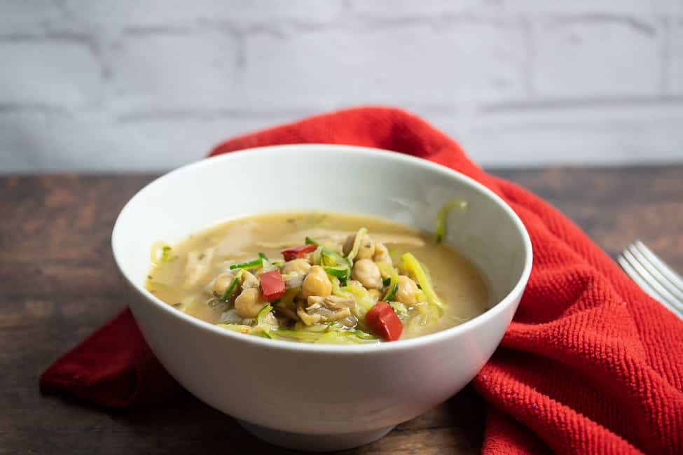 King Oyster Mushroom Soup (with Zucchini Noodles!) Vegan With Curves