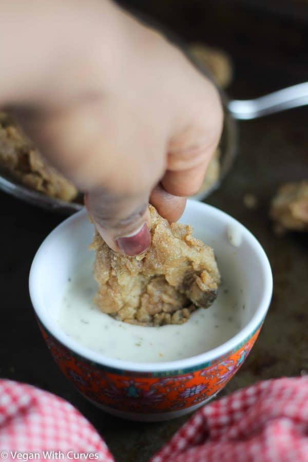 Fried Oyster Mushrooms - Vegan With Curves