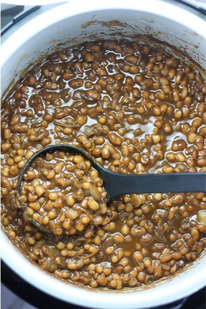 baked beans in a pressure cooker