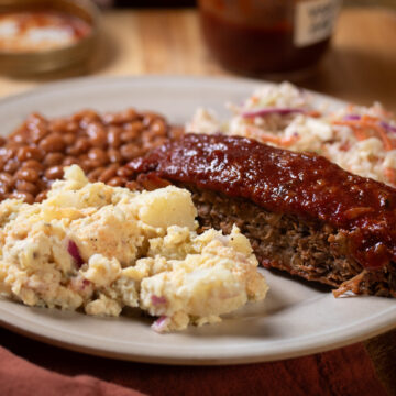 vegan BBQ recipes on a plate