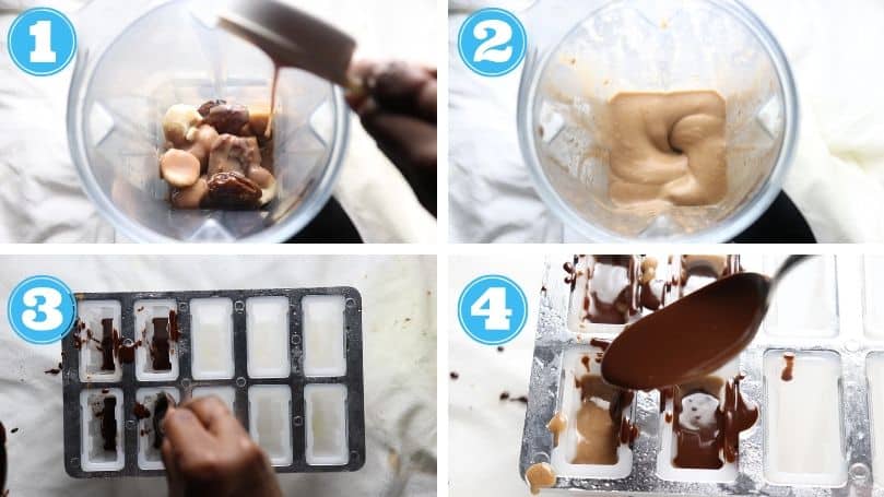 chocolate popsicles step by step photos
