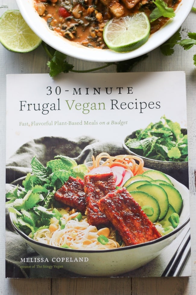 30 minute frugal vegan recipes cookbook
