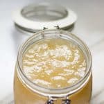 sea moss gel in a glass jar