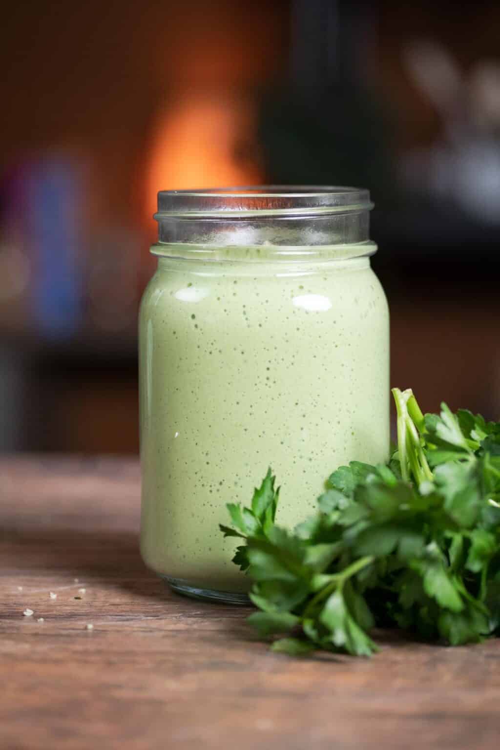 Protein Parsley Smoothie (No Powders) Vegan With Curves