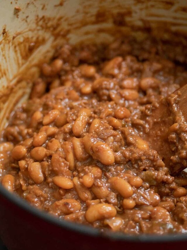 The BEST Vegan Southern Baked Beans