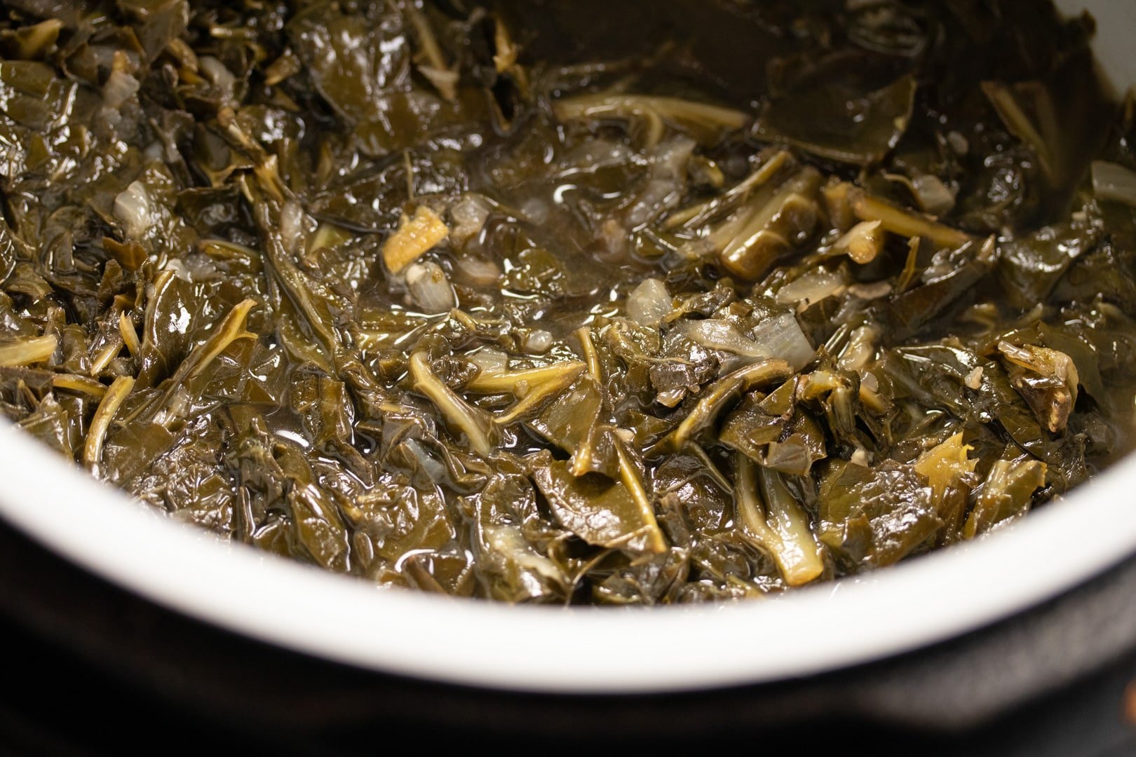 Vegan Pressure Cooker Collard Greens Vegan With Curves
