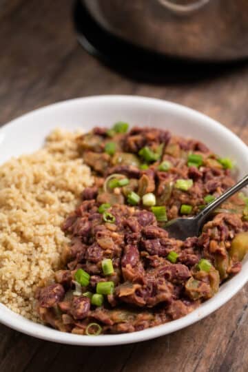 Quick and Easy Red Beans and Quinoa - Vegan With Curves