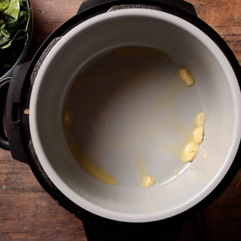 melt butter in your instant pot