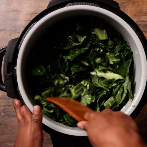 Vegan Pressure Cooker Collard Greens Vegan With Curves