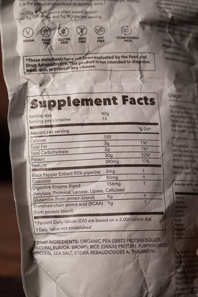 Vega Performance Protein + Creatine vanilla taste test
