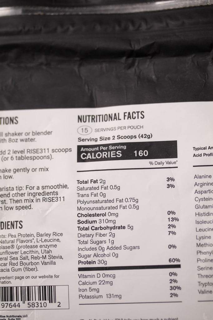 Vega Performance Protein + Creatine vanilla taste test
