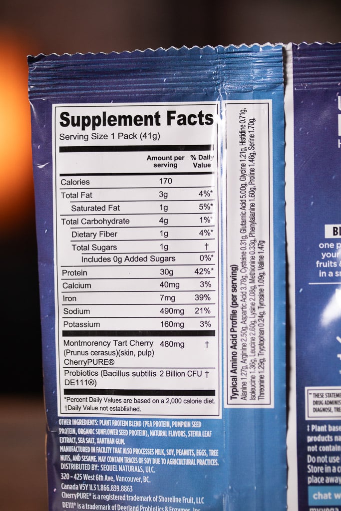 Vega Performance Protein + Creatine vanilla taste test